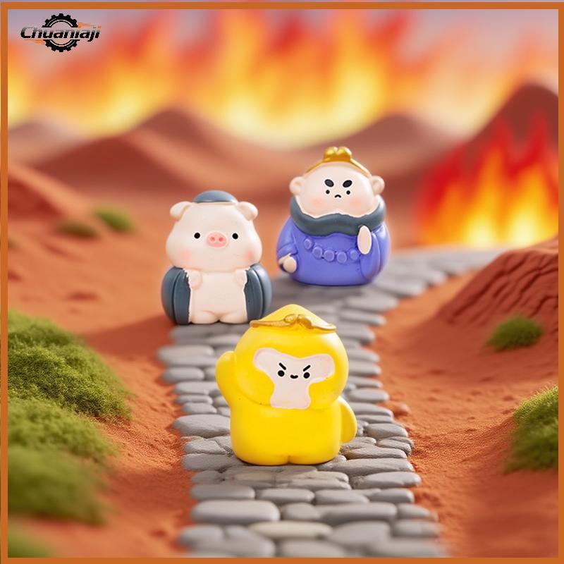 Chuaniaji Cute Cartoon Journey To The West Decoração De Carro Para Estação De Trabalho E Mesa De Escritório BR