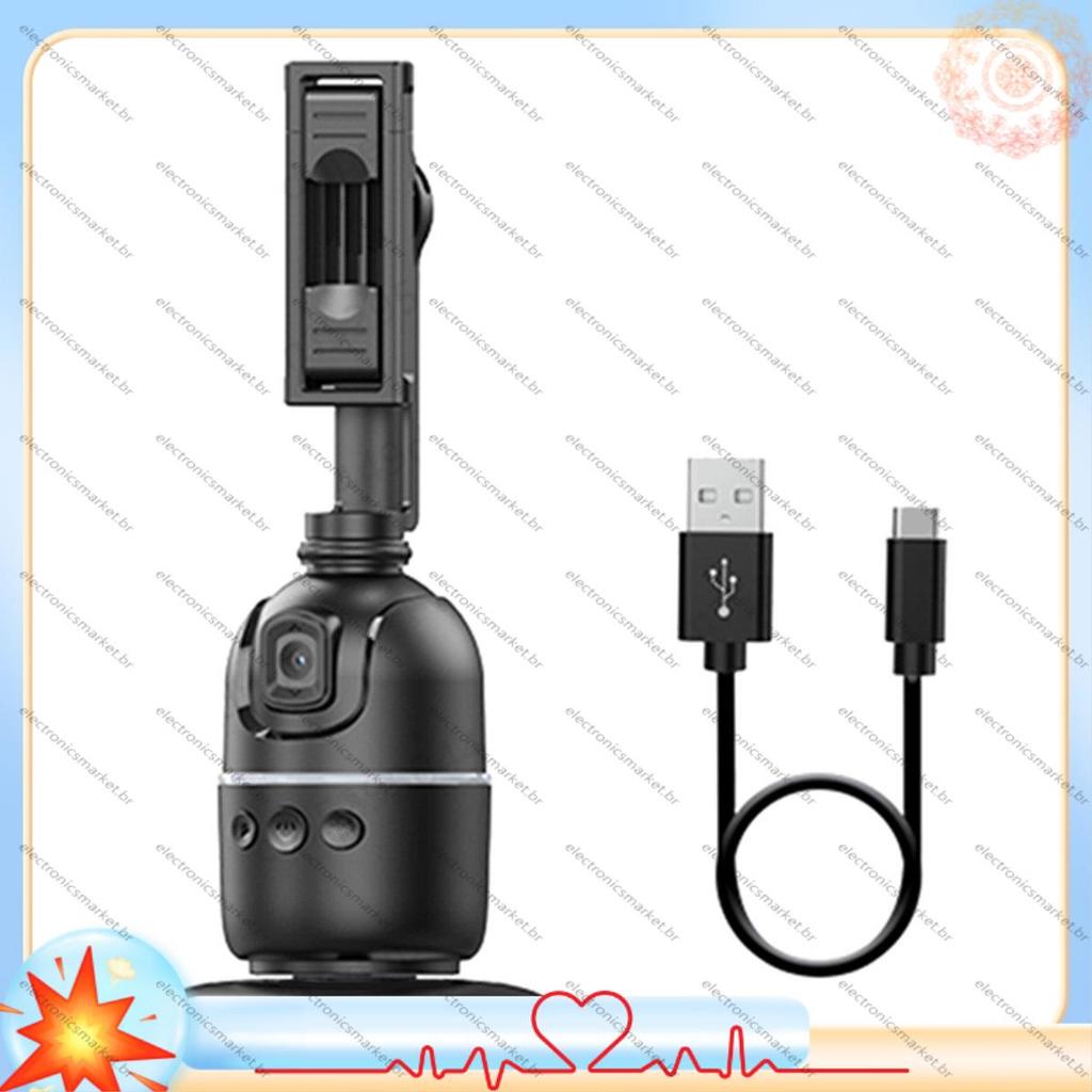 [Em Vendas E] P03 AI Tracking Gimbal Stabilizer Para Smartphone/Câmera , Suporte Celular De Mesa , Cardan De Rotação 360