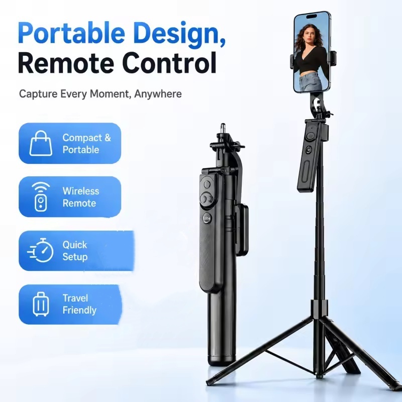 Suporte Dobrável Para Celular AI Tracking Gimbals Selfie Stick Tripé 360 ° Rotação Automática Smartphones Fotogravando V