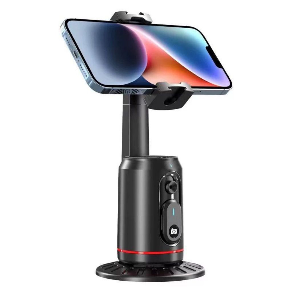 Selfie Stick Tripod 360° AutoFace Tracking,Pan-Tilt,controlador destacável para transmissão ao vivo e selfie