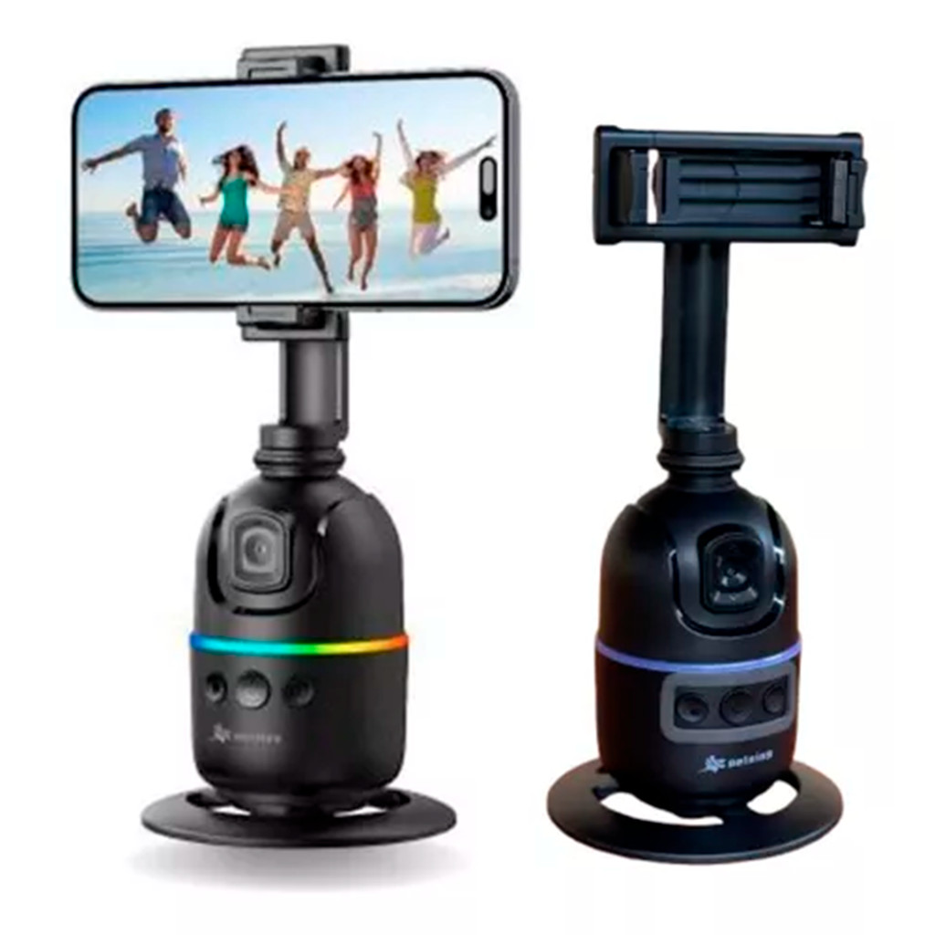 Gimbal Suporte Celular 360° Auto Tracking Rastreamento Facial Bluetooth Tripé