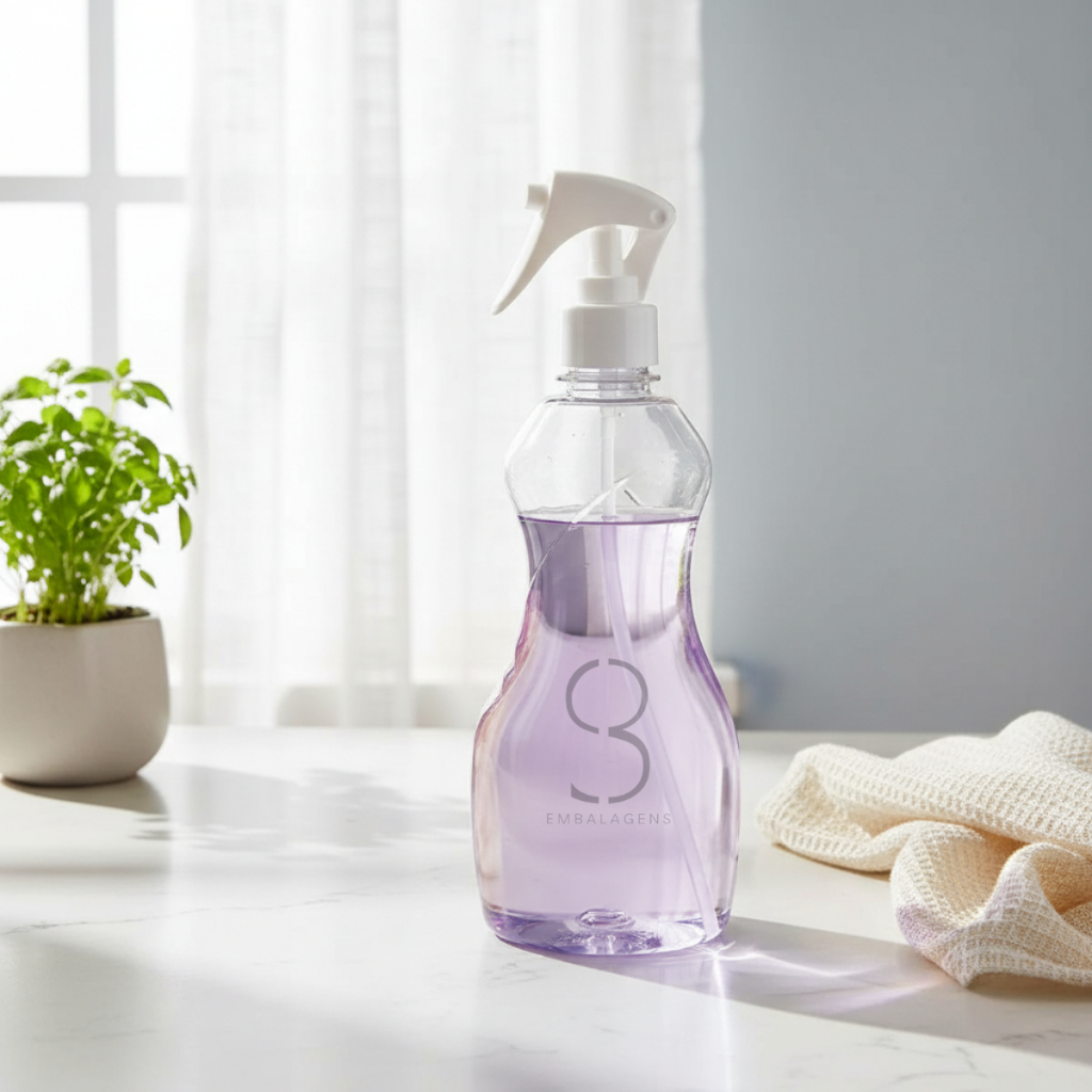 Frasco P Álcool Limpa Vidro Água Mini Borrifador Trava 10und