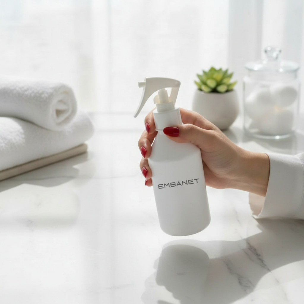 Mini Borrifador Tônicos Álcool Trava Lateral 250ml Vazio Reutilizável Recarregável 10u