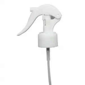 Kit Com 10 Mini Válvula Borrifador c/ Trava Gatilho Spray Pulverizador Rosca G28 Branco