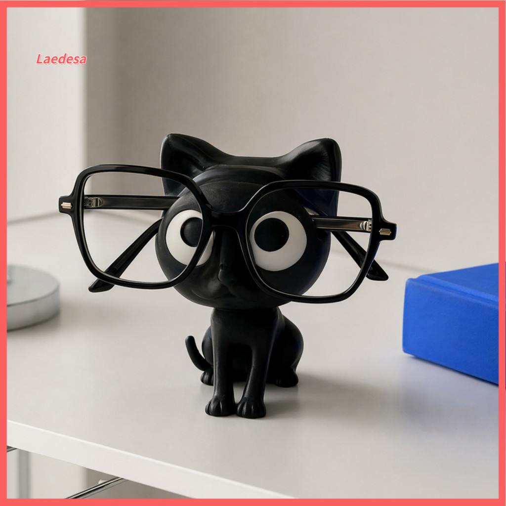 Table Decoration Glasses Stand 3d Printed Cat Eyeglasses Holder – Cute Organizer Display Rack for Desk Dresser Bedroom