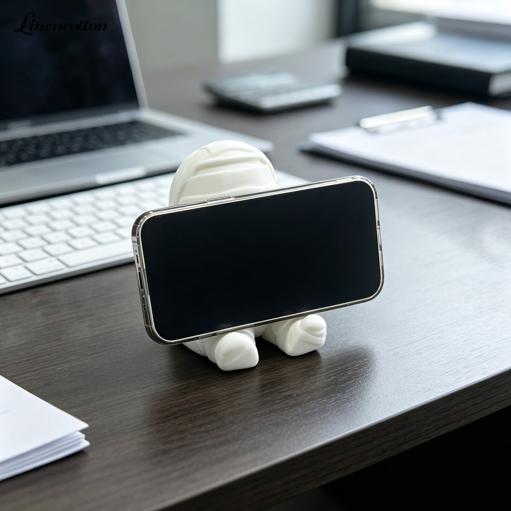 Cute Cell Phone Holder Mummy Stand 3d Printed Halloween Desk Cartoon Figurine Home Office Desktop Decor Perfect for Sout