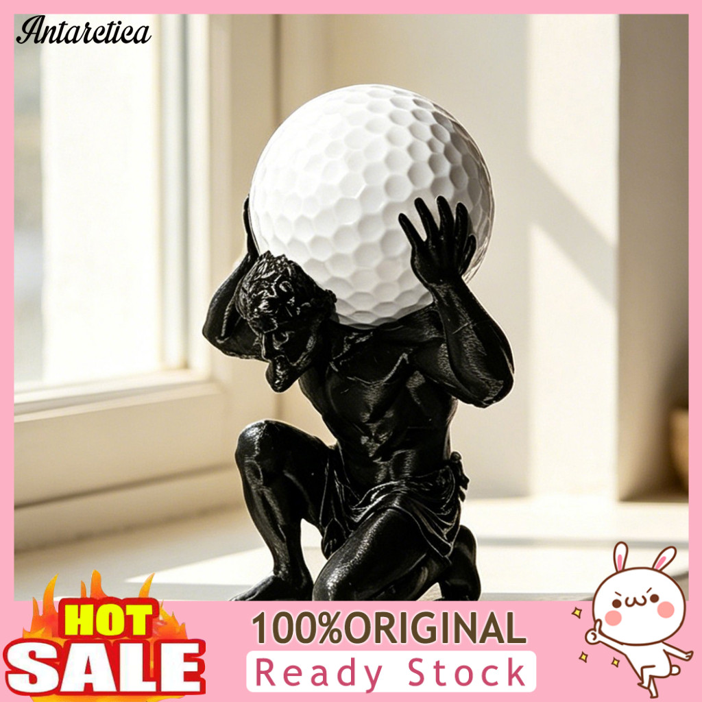 Golf Enthusiast Gift 3d Printed Ball Display Stand Single Holder for Desk Bookshelf Shelf Mantel Decor Myth Man Design P