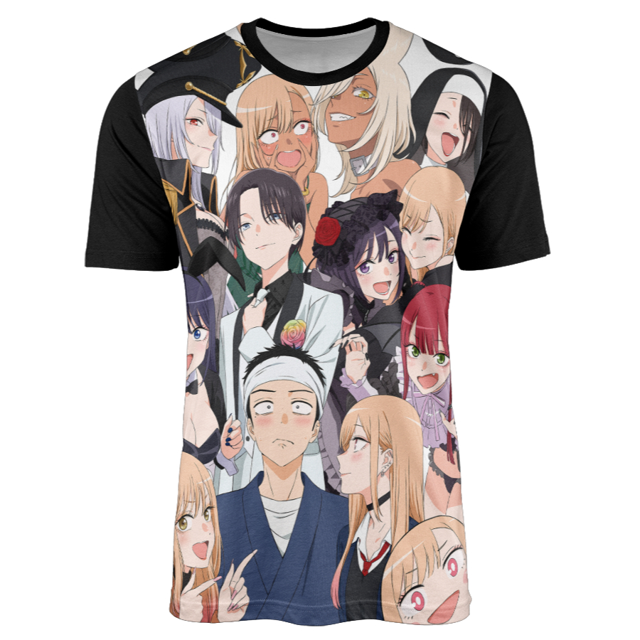 Camisa Anime Mangá Sono Bisque Doll 2ª Temporada Marin Kitagawa Gojo My Dress-Up Darling