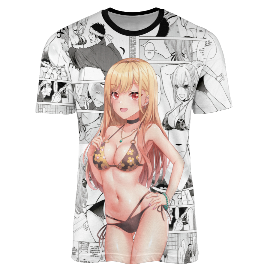 Camisa Anime Mangá Sono Bisque Doll Marin Kitagawa Shizuku Rizu Gojo My Dress-Up Darling
