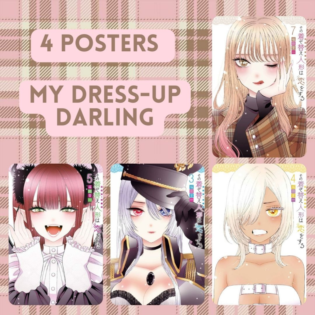 4 Posters Sono Bisque Doll/My Dress-up Darling