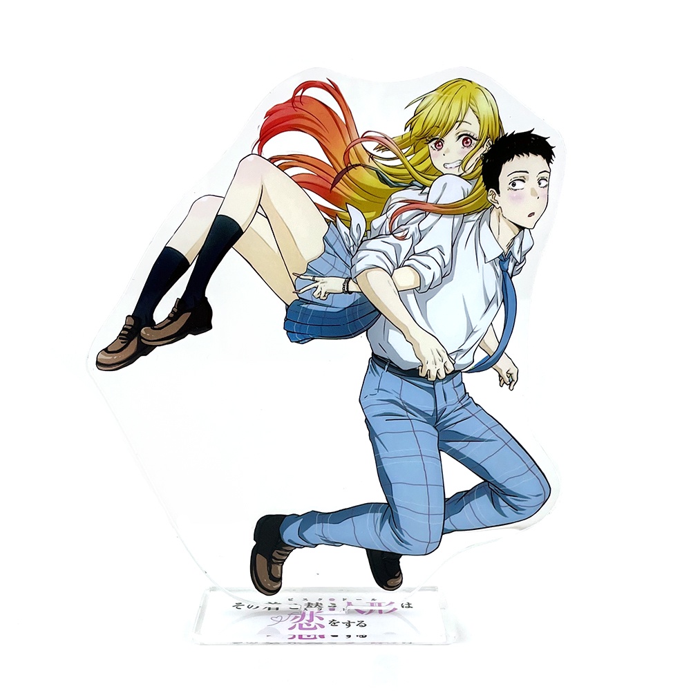 Sono Bisque Boneca wa Koi wo Suru My Dress Up Darling Marin Kitagawa Wakana Gojou Casal Acrílico Suporte Figura Bolo top