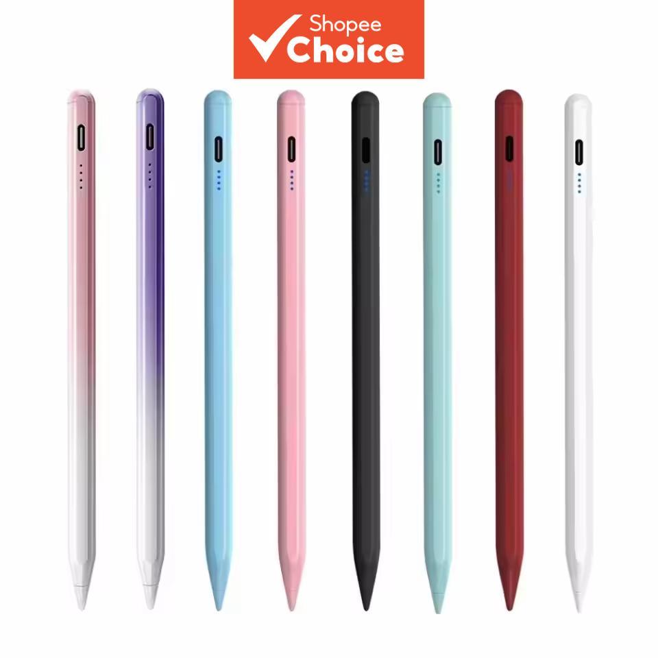 Caneta Stylus para Apple iPad com Rejeição de Palma e Visualização de Energia para 2018-2025 iPad Pro Air Mini, Lápis,
