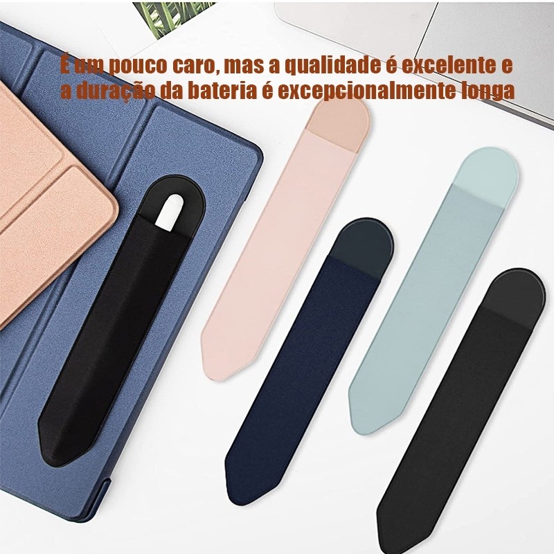 【Pronta Entrega】 Suporte Porta Caneta Apple Pencil Stylus Elástica Adesiva Tablet iPad Pro Universal