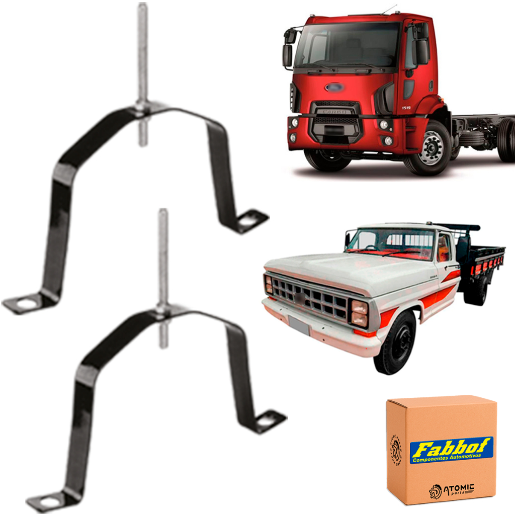 Jogo Suporte Calota Traseiro Ford Cargo /f14000 Roda 10 Furo