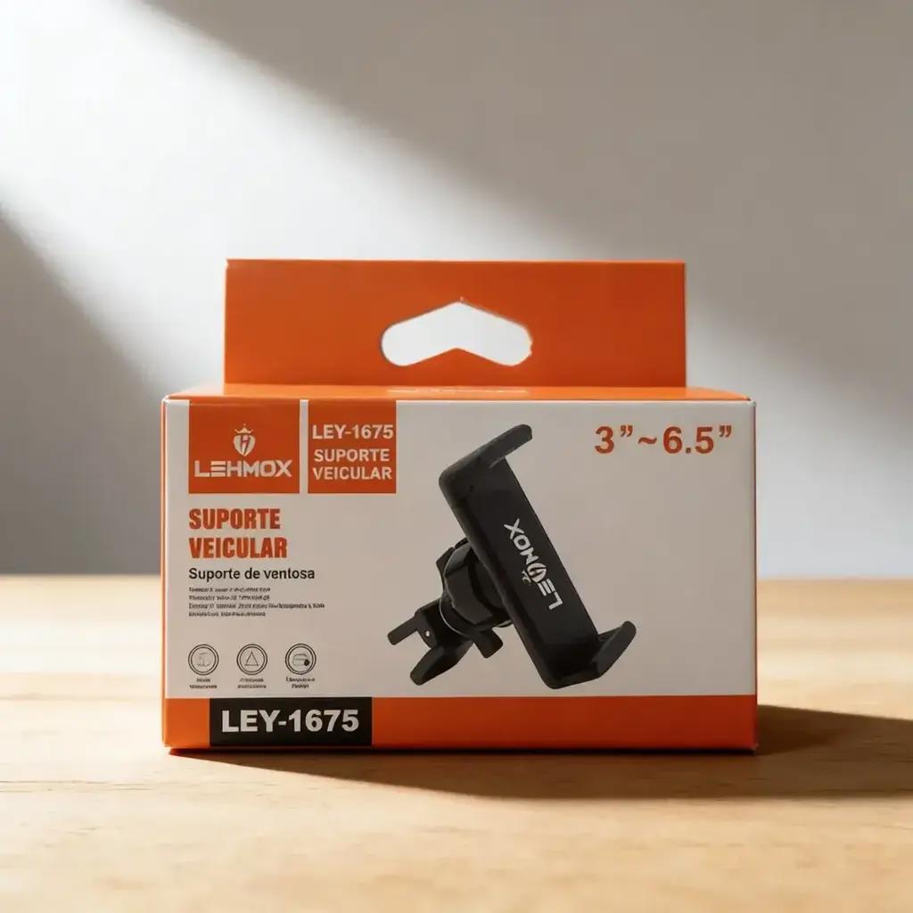Suporte Veicular Celular Lehmox Ley-1675 - 360 Graus