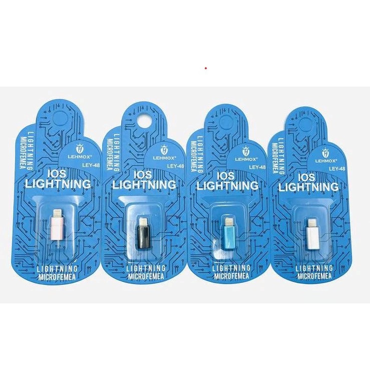 ADAPTADOR IOS LIGHTNING PARA MICRO USB LEHMOX - LEY-48