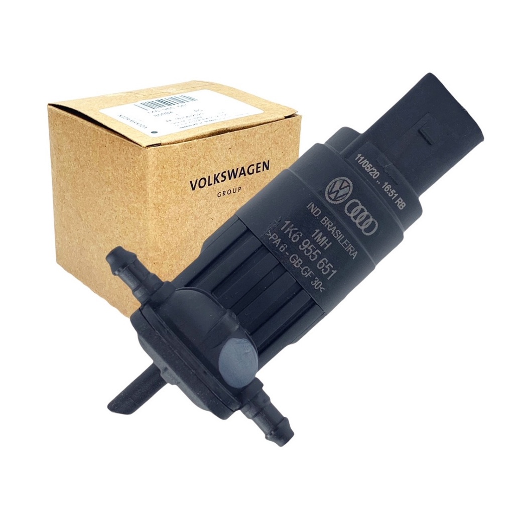 Bomba de Água Parabrisa VW Gol G5 G6 Fox Polo Golf Dupla Saída Original 1K6955651