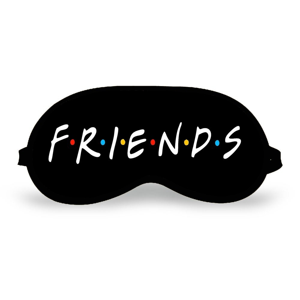 MÁSCARAS DE DORMIR OU TAPA OLHOS SÉRIE FRIENDS LOGO Preço baixo