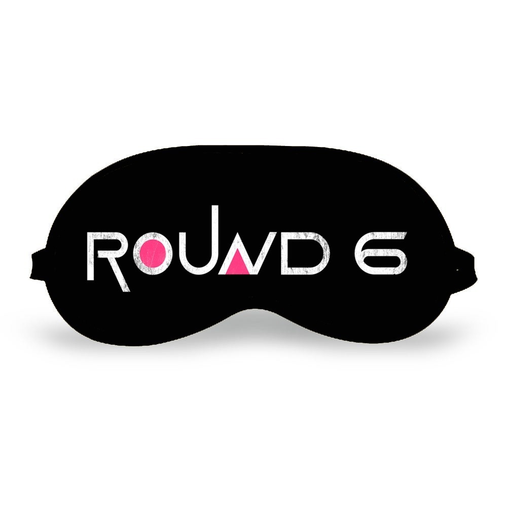 MÁSCARA DE DORMIR OU TAPA OLHO SÉRIE ROUND 6 (LOGO) Preço baixo
