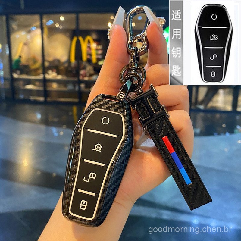 Adequado para Biadi Destroyer 05 chave capa selo 06GT Qin L Yuan UP leão marinho 05 canção pro Tang saco de carro fivela