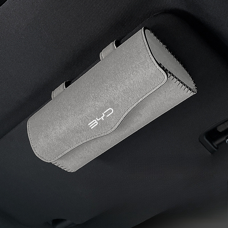 BYD carro camurça óculos clipe selo Qin canção mais Han Tang dmi Yuan ev óculos caso suprimentos do carro