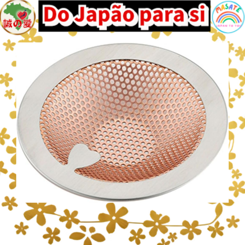 Shimomura Kihan Hair Catcher Bathroom Drain Strainer Clog-Free Filter Stainless Steel Made in Japan 【Do Japão para você】