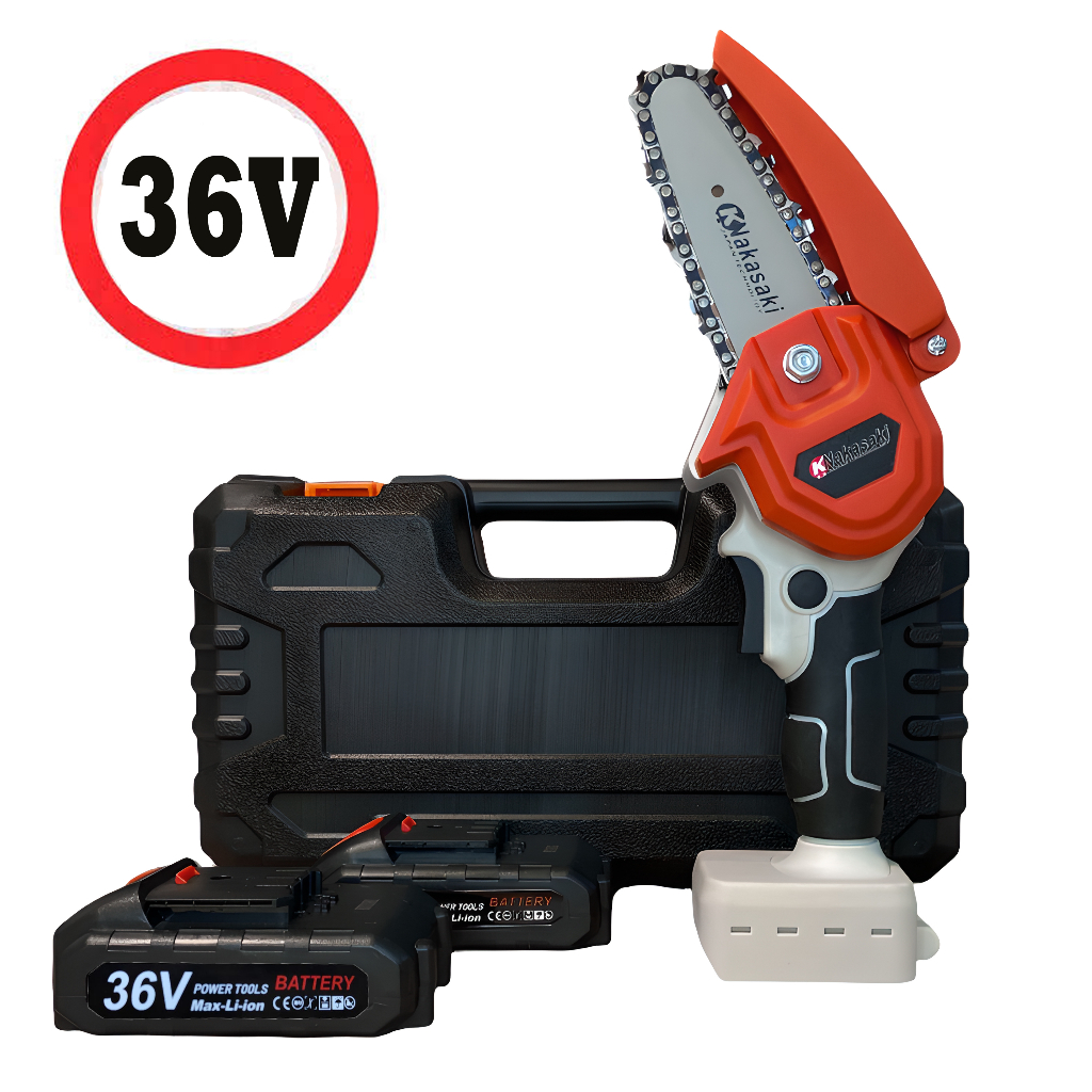 Motoserra Eletrica A Bateria Lítio Mini 36v Bivolt com maleta