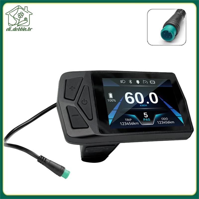 E-Bicicleta Para Elétrica 36V-72V LCD T24 Mini Display Colorido Conector À Prova Dwaterproof Água Acessório De Exibição