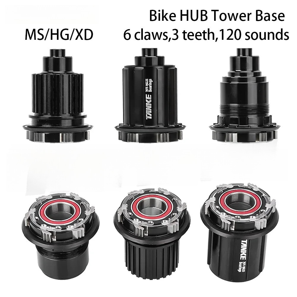 MTB Rodado Freehub XD HG MS Hub Corpo Driver 6 Pawls Substituição 135 QR 142 Através Das Tampas Do Eixo 12MM Rolam