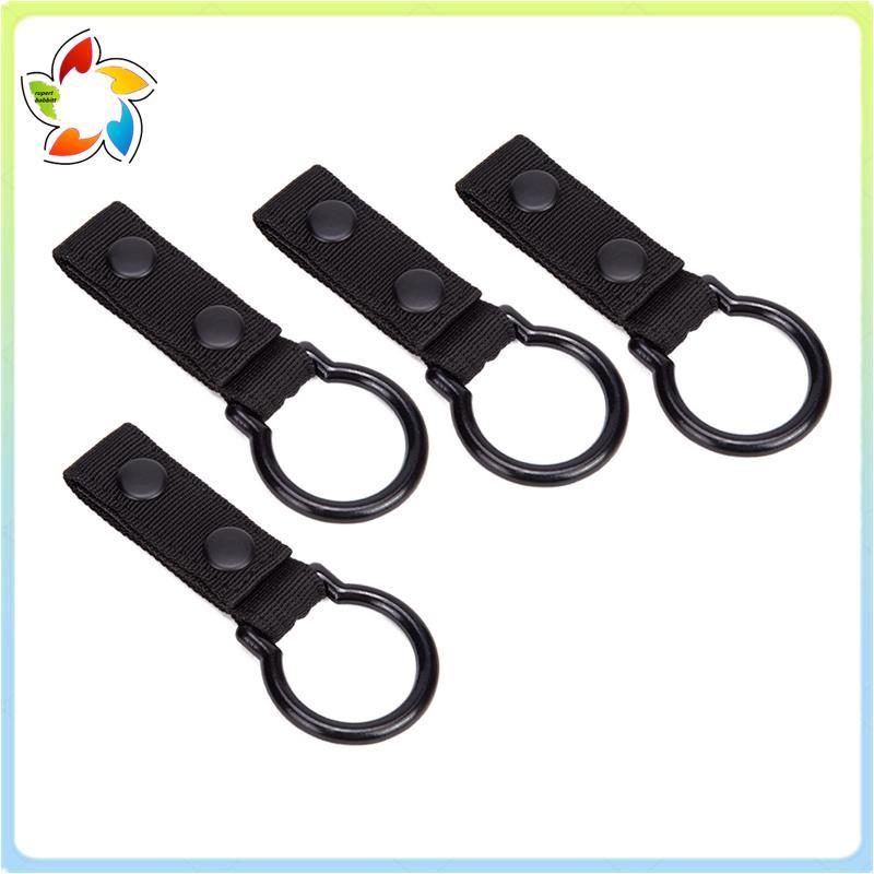 Anel De Lanterna De Nylon , 4 Pacotes , Clipe De Pressão Duplo , Suporte Para Cinto De Trabalho , Alça Lateral De Metal