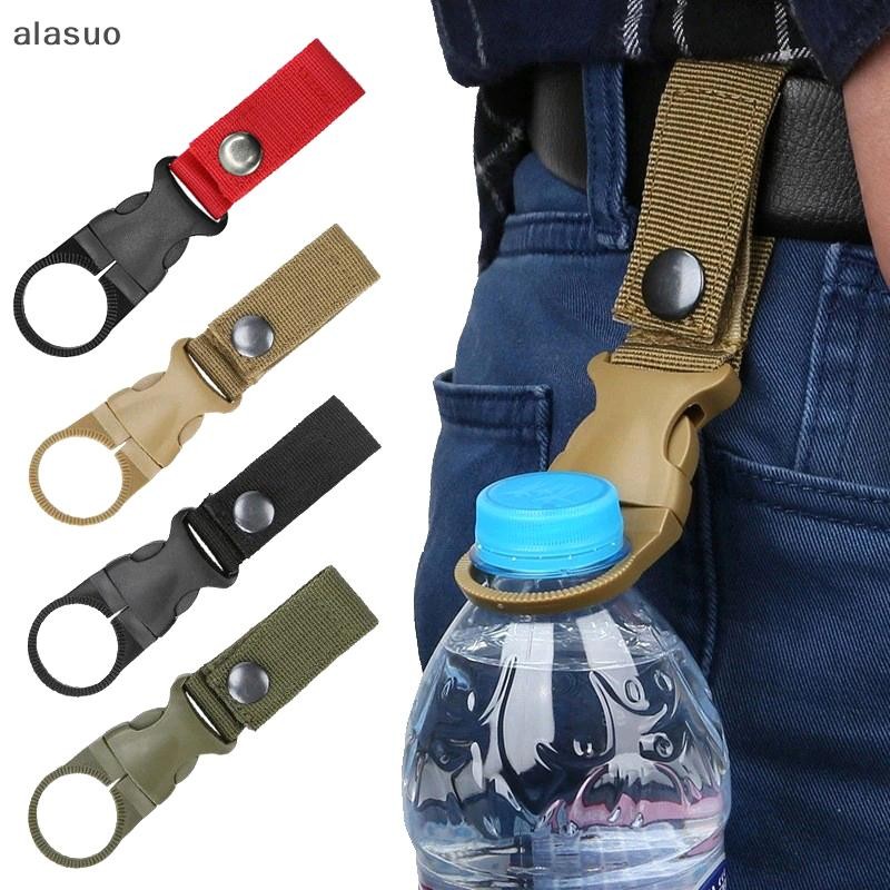[ala] 1 Peça Gancho De Fivela De Cinta Clipe De Suporte De Garrafa De Água Ao Ar Livre Nylon Escalada Mosquetão Cinto Mo
