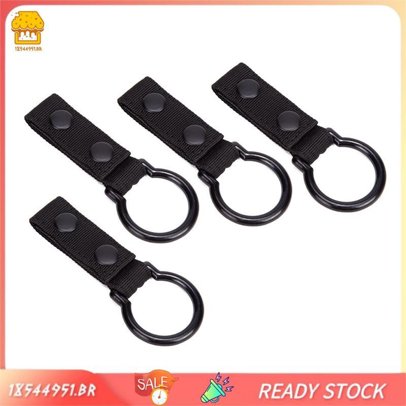 [18544951anel De Lanterna De Nylon Com 4 Pacotes , Clipe De Pressão Duplo Para Cinto De Serviço , Suporte , Alça Lateral