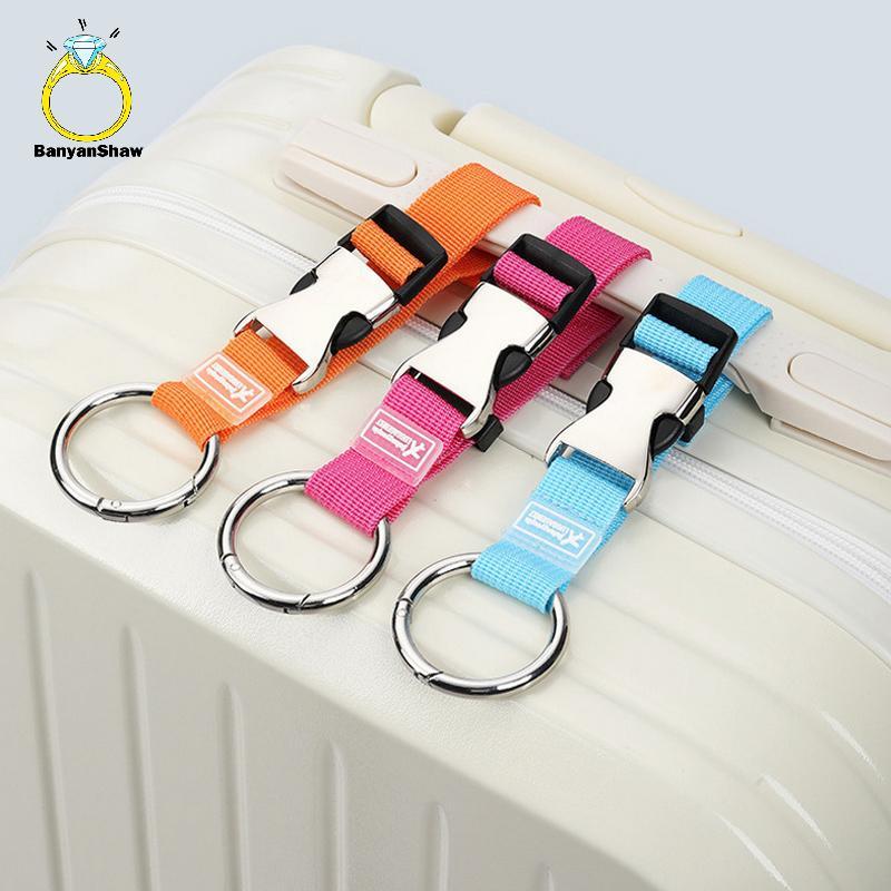[BANY] 1 Peça Alças De Bagagem Para Malas Clipe De Mola De Metal Nylon Ajustável Cintos Cinto Bolsas De Transporte Alça