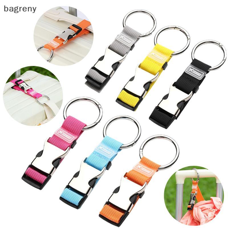 [bagreny] 1 Peça Alças De Bagagem Para Malas Clipe De Mola De Metal Nylon Cintos Ajustáveis Cinto Bolsas De Transporte A