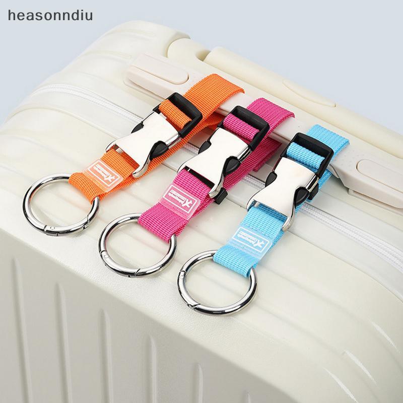 [heasonndiu] 1 Unidade De Alças De Bagagem Para Malas Clipe De Mola De Metal Nylon Cintos Ajustáveis Cinto Bolsas De Tra
