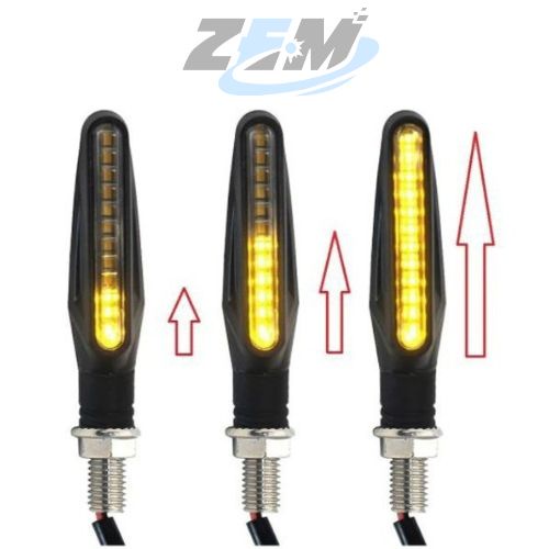 KIT motocicleta 12LED Sinal de sinalização Modos LED Light