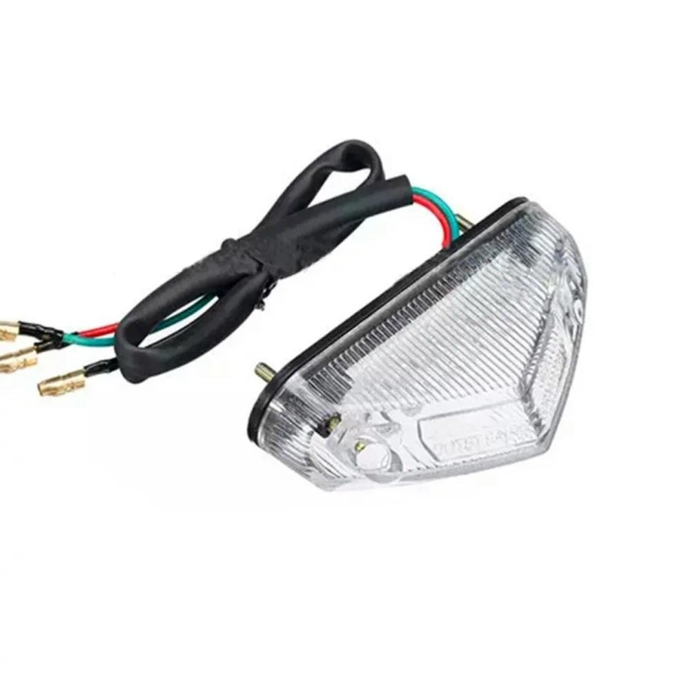 Universal DC 12V 12LED Barra De Luz Da Motocicleta Tira Freio Parar Cauda Indicadores DRL Para Moto ATV Bicicleta Sujeir