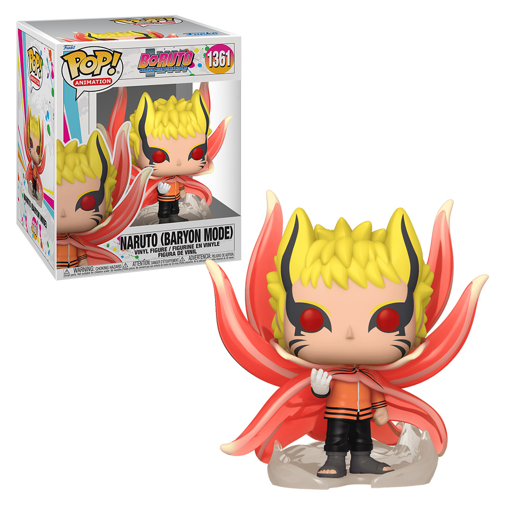 FUNKO POP  BORUTO: NARUTO NEXT GENERATIONS SUPER SIZED - NARUTO BARYON MODE 1361NOVO ORIGINAL