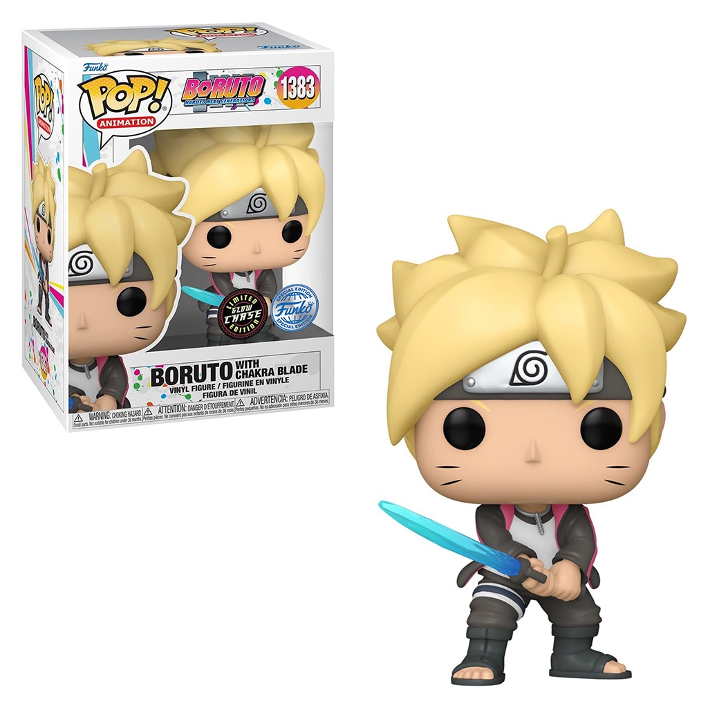 FUNKO POP CHASE ANIMATION BORUTO: GENERATIONS EXCLUSIV - BORUTO WITH CHAKRA BLADE 1383 NOVO ORIGINAL