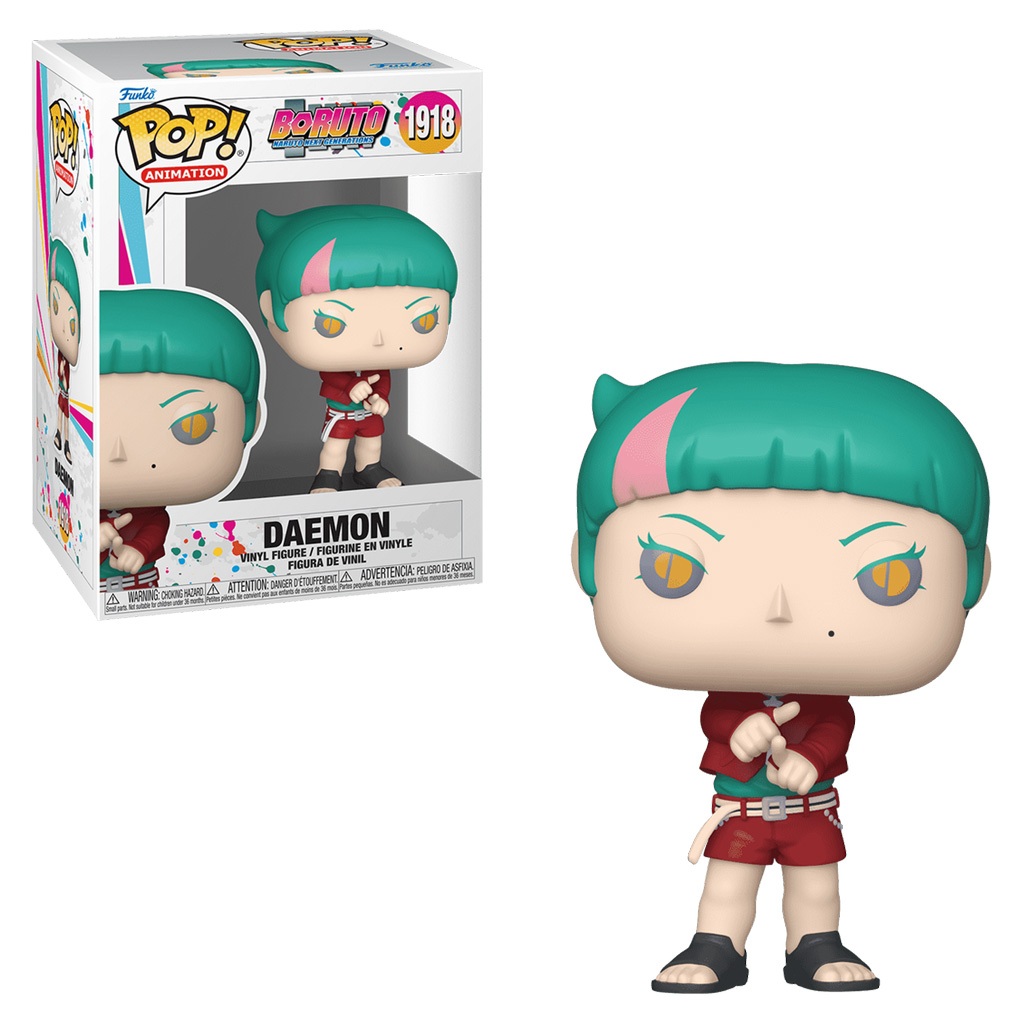 FUNKO POP ANIMATION BORUTO: NARUTO NEXT GENERATIONS - DAEMON 1918 NOVO ORIGINAL
