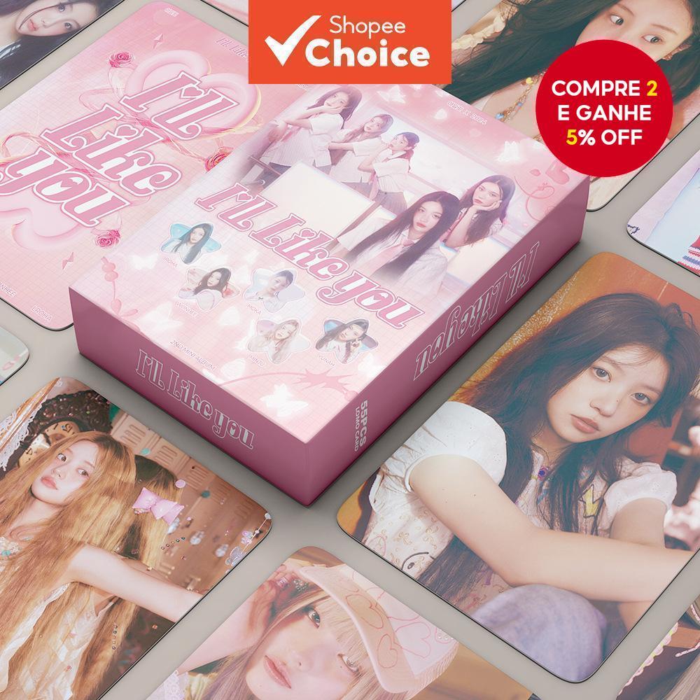 LINXX 55 Pcs ILLIT SUPER REAL ME Álbum Lomo Card Kpop Photocards Série Cartões Postais