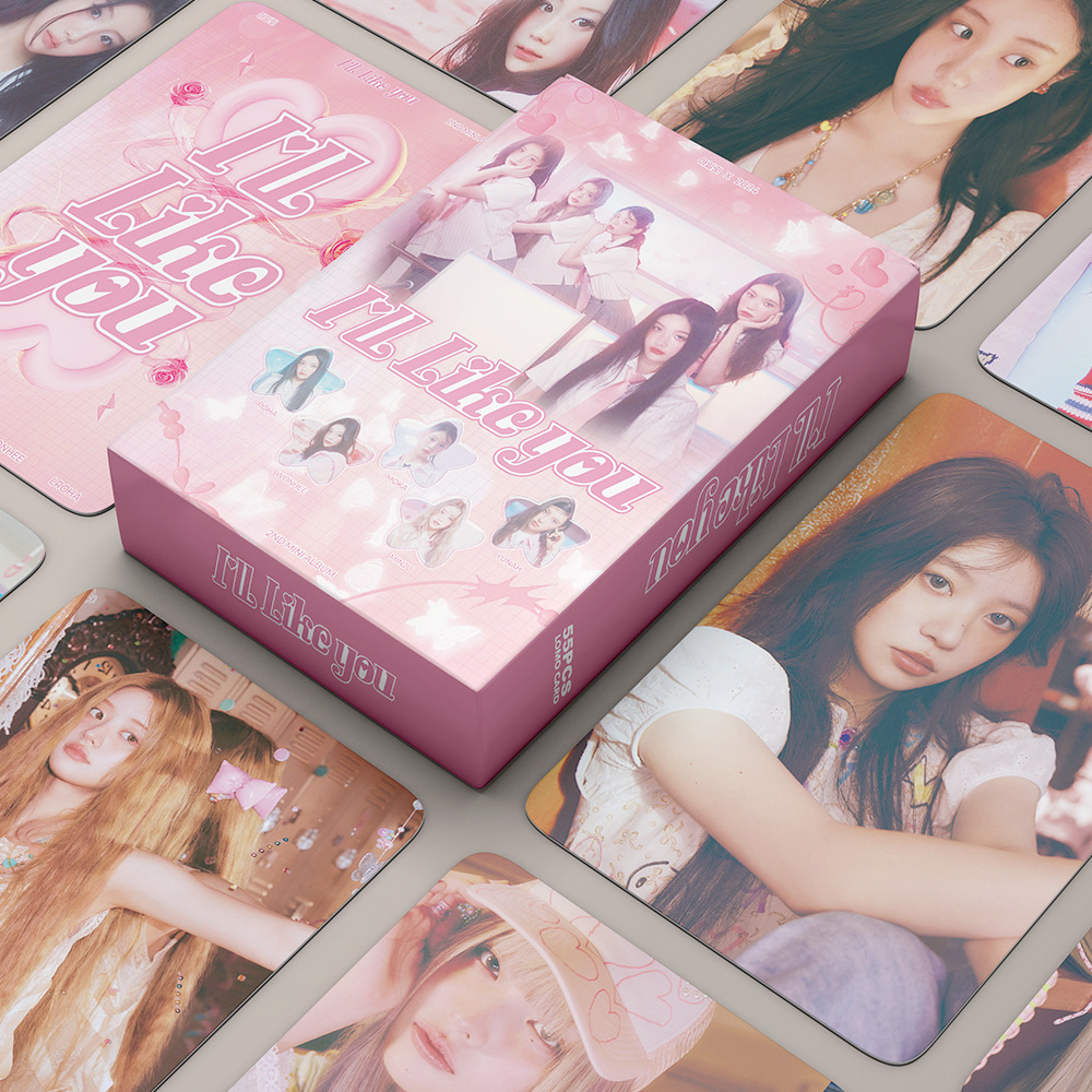 Novo Linxx 55 Peças Illit Super Real Me Álbum Lomo Card Kpop Photocards Postais Série