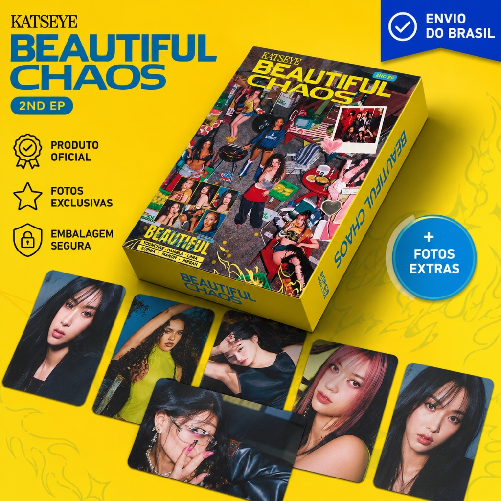 Kpop Idol KATSEYE Álbum Gabriela Lomo Cards Set-55/92/124 Pcs HD Impresso Photocards Adesivos Para Fãs Presente