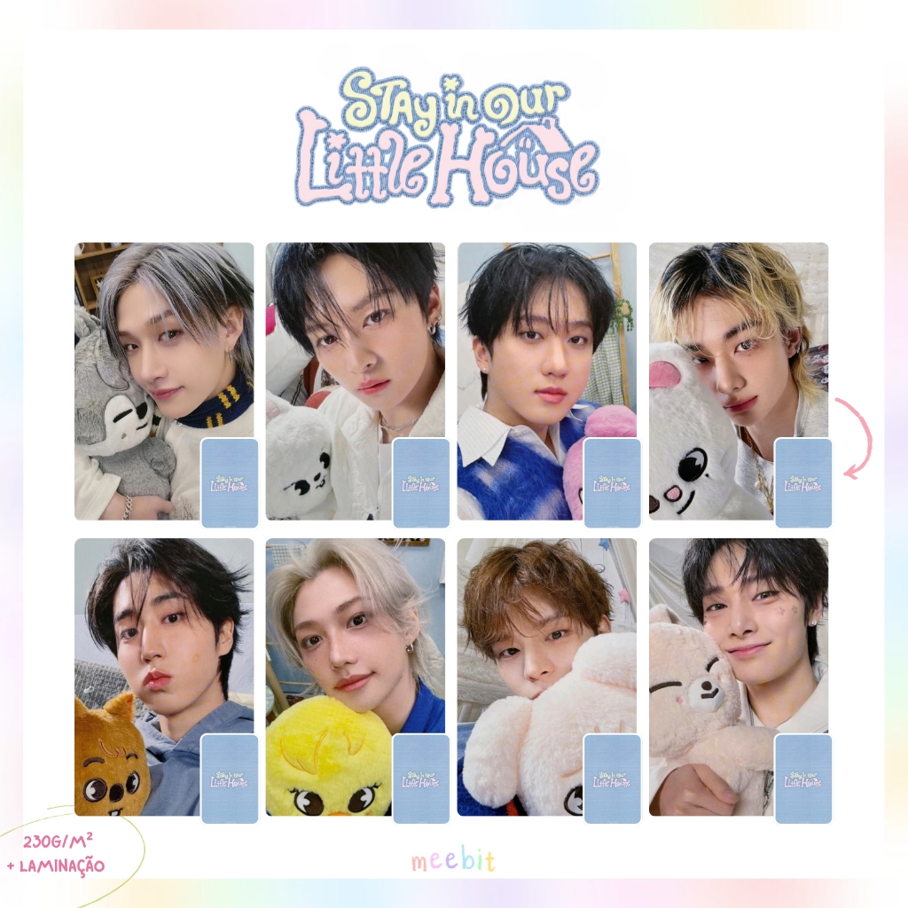 Photocards Stray Kids STAY IN OUR LITTLE HOUSE 6th FANMEETING - Kit Fanmade OT8 SKZ Lomo Kpop