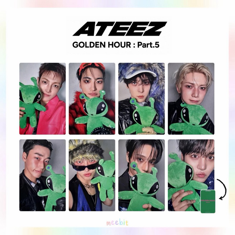 Photocards ATEEZ Golden Hour: Part 5 - Kit Fanmade - Kpop Lomo Selca Atiny