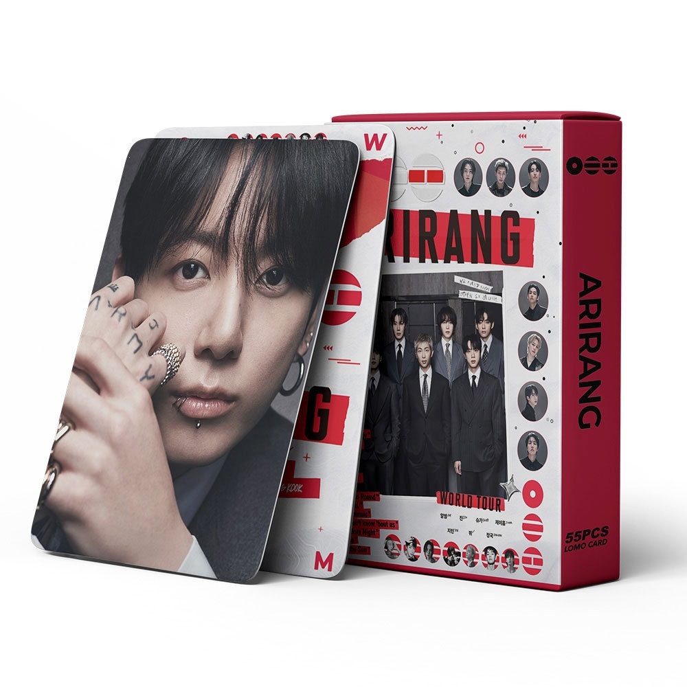 55 Pçs/Set Kpop V Layover Solo ARIRANG Álbum Lomo Cartão Bangtan Boys Photocards Série Cartões Postais