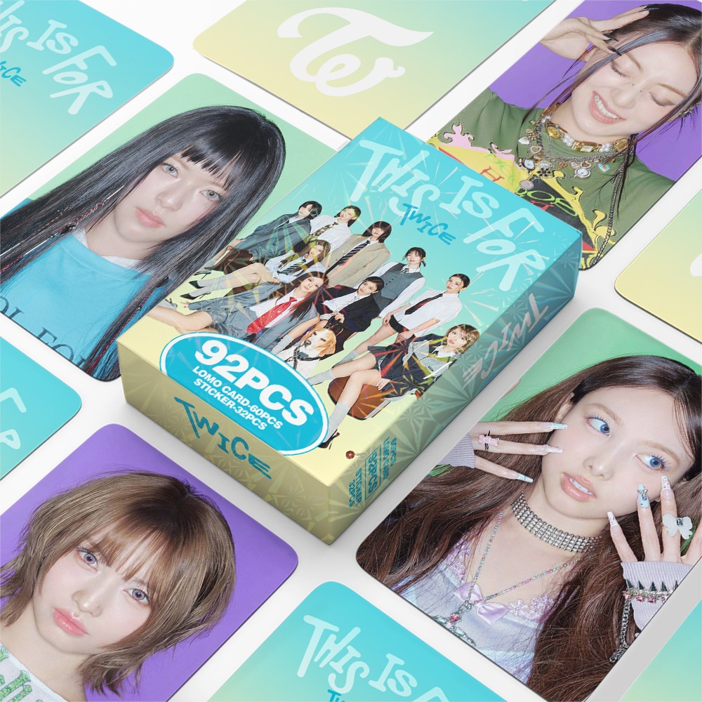 Kpop 92 Unidades/Conjunto TWICE This is for Álbum Lomo Pós-Pards Para Fãs
