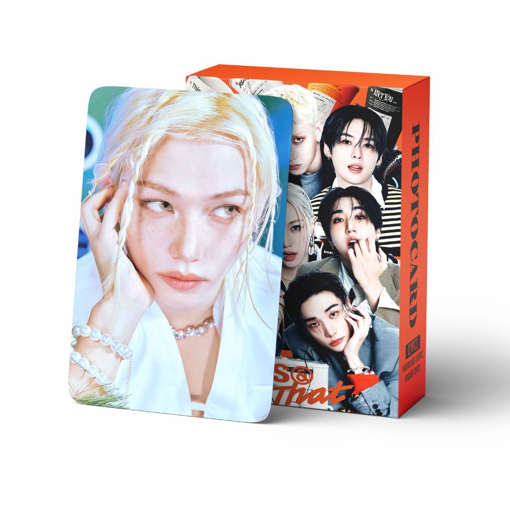127 Pçs/Set KPOP Ídolo Stray Kids Este E Que Corra Fake IT Abum LOMO Card Series Cartões Postais Para Fãs FELIX