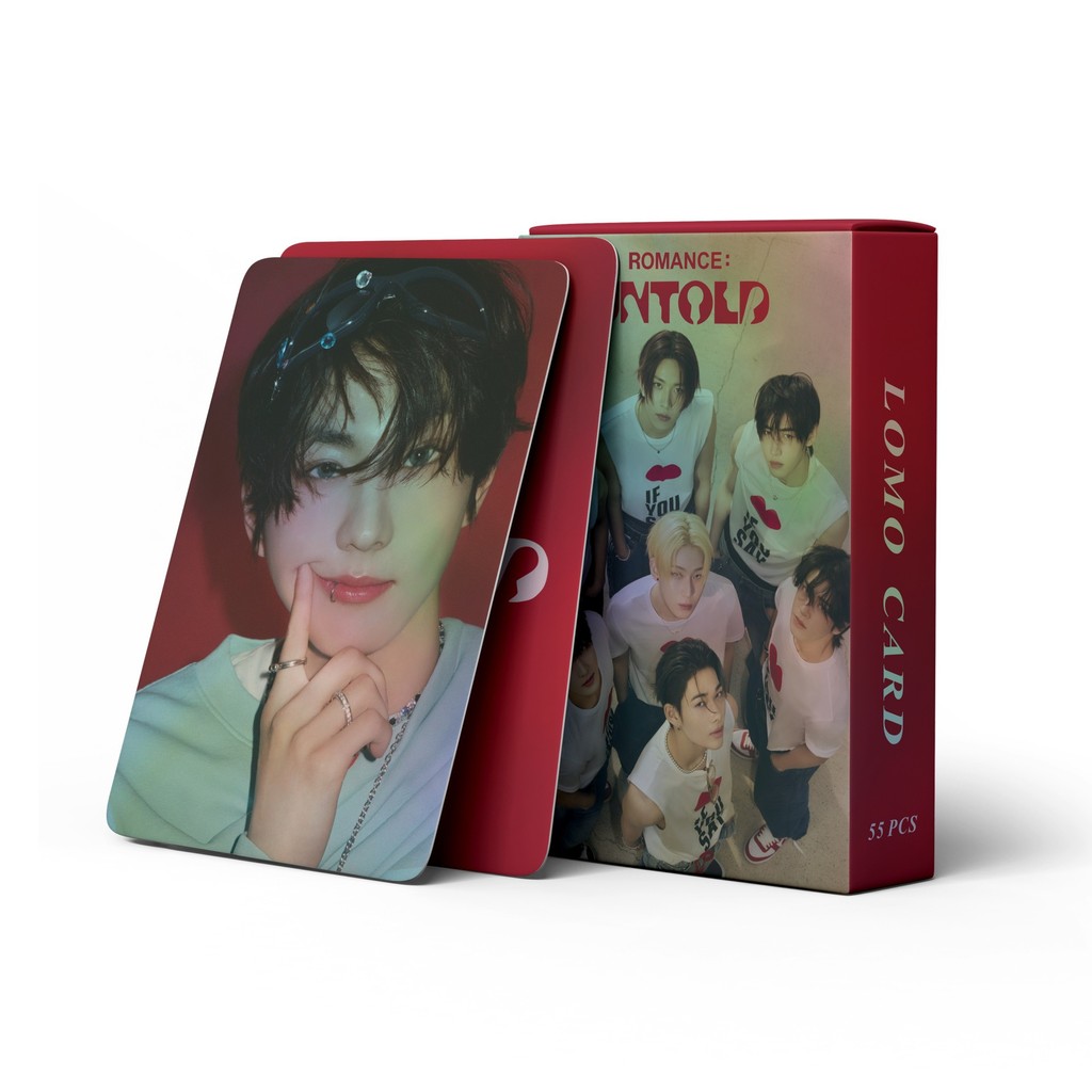 KPOP Cartões Holográficos ENHYPEN ROMANCE : De Coleção UNTOL Laser LOMO Para Fãs 55pcs/box