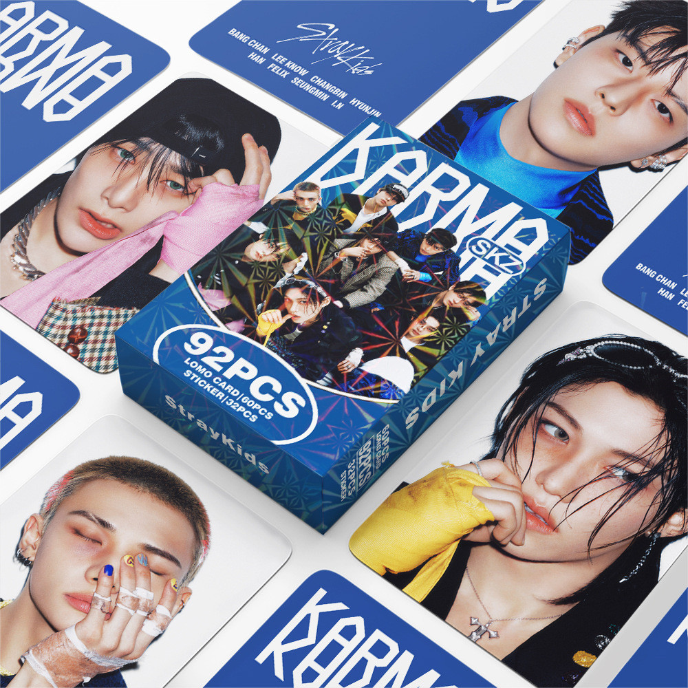 Kpop 92 Pçs/Set Idol Stray Kids 2025 Karma Álbum Lomo Cards Meninos Photocards Para Coleção De Fãs